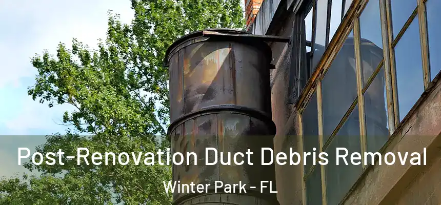 Post-Renovation Duct Debris Removal Winter Park - FL